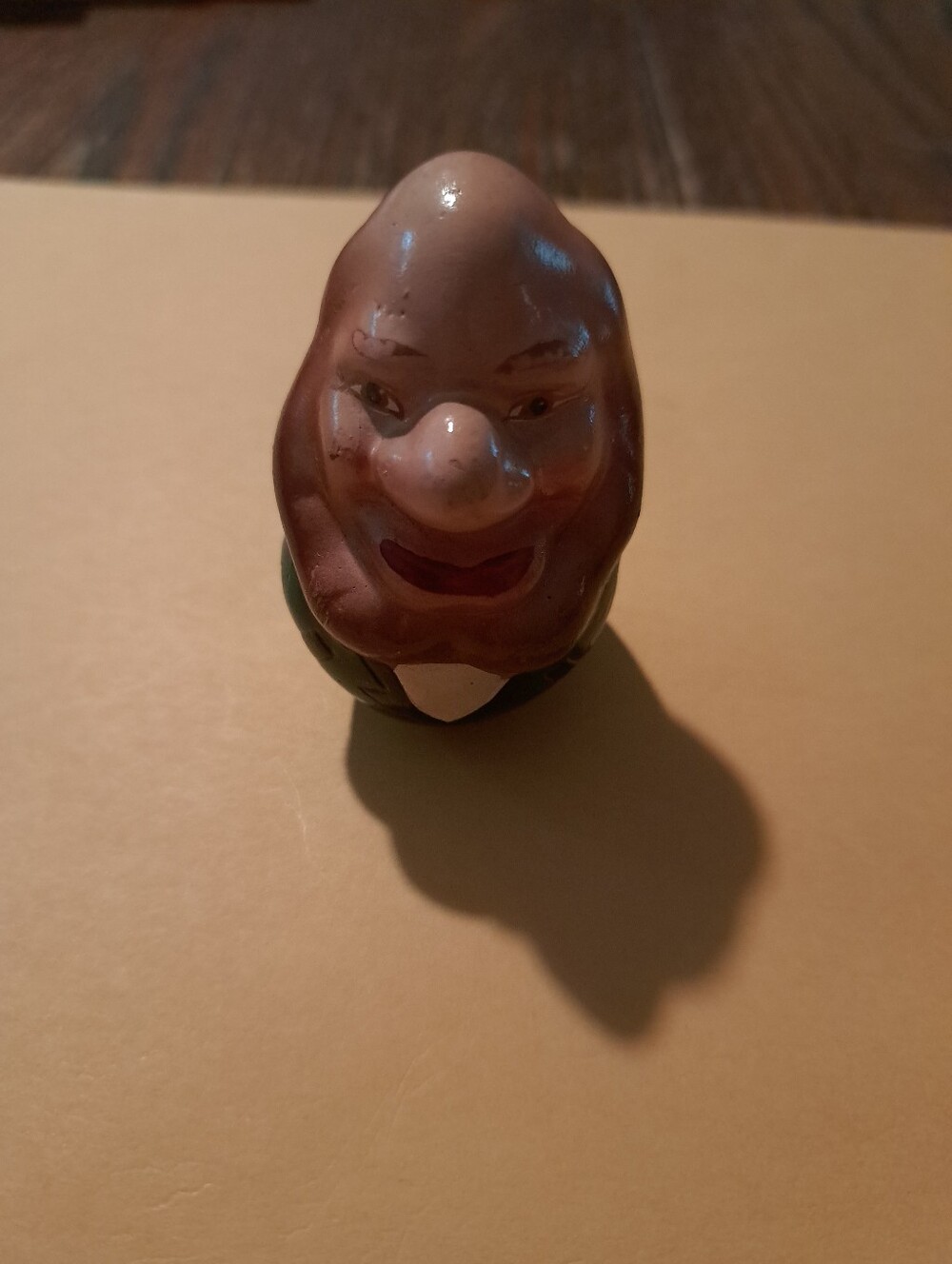 Vintage 1970s Humpty Dumpty Composition Character Pencil Sharpener Figurine